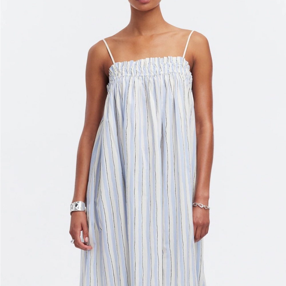 Striped Sundress with Spaghetti Straps